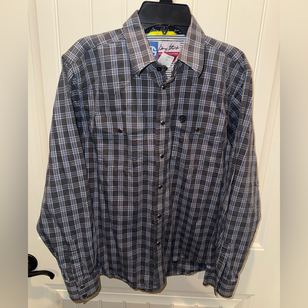 Wrangler George Strait Cowboy Cut Collection button-up shirt - Youth XL